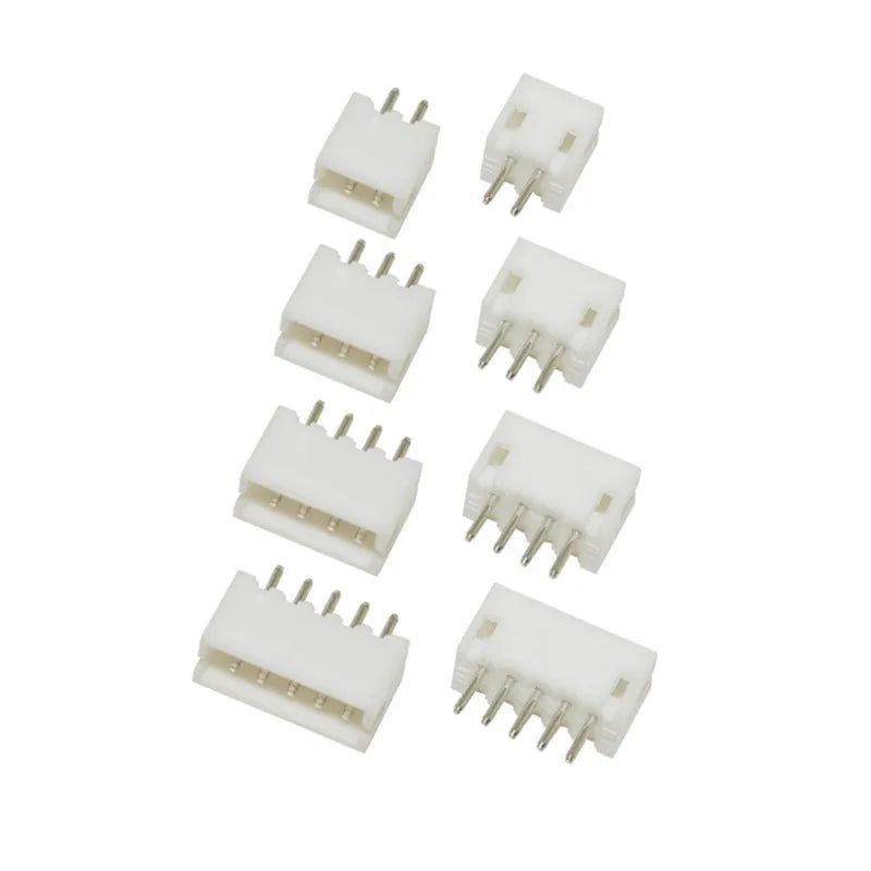 10 Sets JST ZH 1.5mm Wire Connectors, Male Plug & Female Socket Kit (2/3/4/5/6/7/8/10 Pin) Plastic Shell Terminals