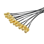 10Pcs/lot SMA to MHF4 RF0.81 Cable RP-SMA/SMA Male to IPX-4 MHF4 Female Connector WIFI Antenna Pigtail Jumper Extension RF Cable