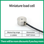 5kg 10kg 20kg 100kg 200kg 500kgminiature Compression Load Cell Diameter 8/10/13/20mm Mini Pressure Push Pull Force Button Sensor
