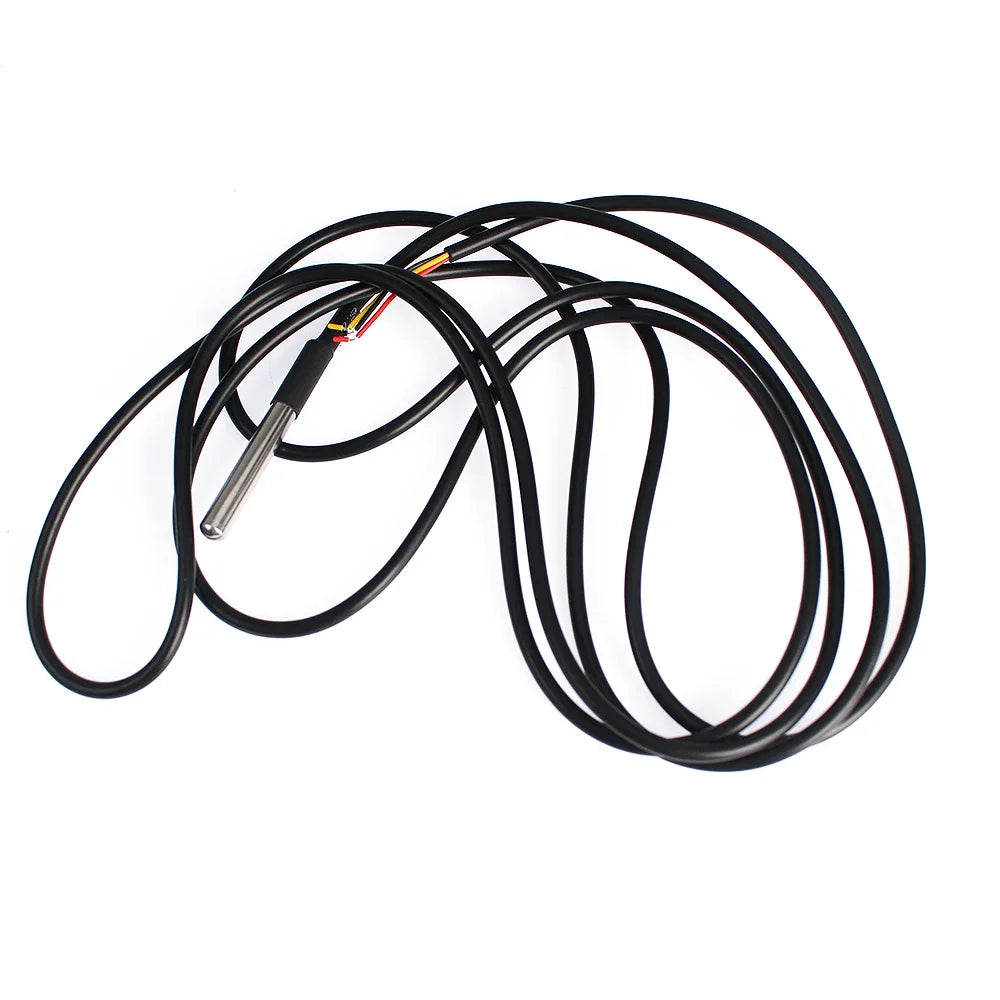 DS18B20 Temperature Probe 1m 2m 3m Temperature Sensor Stainless Steel Waterproof For Arduino