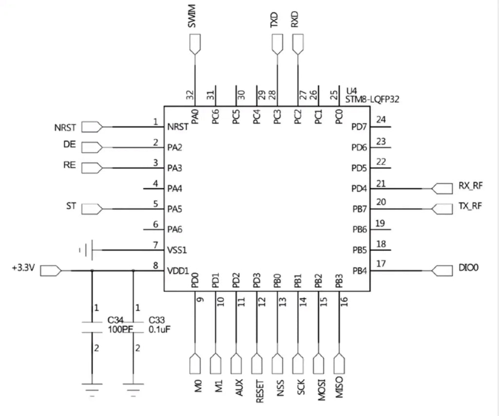 10PCS 433 470 868 915 Mhz SX1278/6 Wireless LoRa Spread Spectrum Module Low Power SPI Interface Long Distance 7 RFM95 98 96
