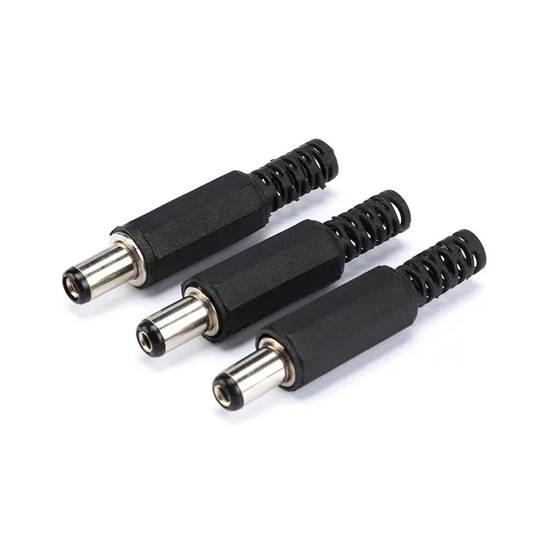 5/10Pcs 5A 30V DC Power Supply Jack Socket Female Panel Mount Connector 5.5 2.1mm Plug Adapter 2 Terminal Types 5.5x2.1 DC-022B