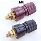 1/2PCS 6mm 8mm Brass Posts Terminal Blocks Power Supply Terminals M6 M8 Welding Machine Inverter Post Connector Car Accessories