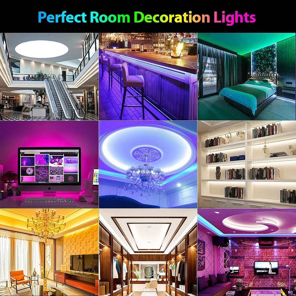 Tuya Wifi Smart FCOB RGBCCT LED Light Strip 6Pin 12mm DC24V RGB CW WW FOB Flexible COB Linear Lights Dimmable Room Kitchen Decor