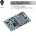 WAVGAT Mini DC-DC 12-24V To 5V 3A Step Down Power Supply Module Voltage Buck Converter Adjustable 97.5% 1.8V 2.5V 3.3V 5V 9V 12V
