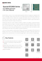 In Stock! Quectel EC200A M.2 4G LTE Module Cat4 + GNSS GPS EC200A-EU EC200A-AU eSIM Compatible EC25 EC21 EC20 EG25 EC200U