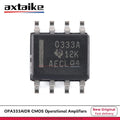 5PCS OPA333AIDR SOP-8 OPA333 1.8V TO 5.5V MicroPower CMOS Operational Amplifiers Zero Drift Series O333A 0333A SMD IC