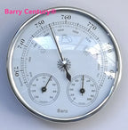 High Quality Precision Aneroid 128mm 3 in 1 Barometer with Thermometer and Hygrometer Humidity Tester Meter Outdoor Fishing