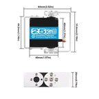 High Speed Torque Dsservo Robot Digital 25kg Servo RDS3225 Metal Gear U Bracket IP66 Waterproof Motor For Arduino RC Car DIY Toy