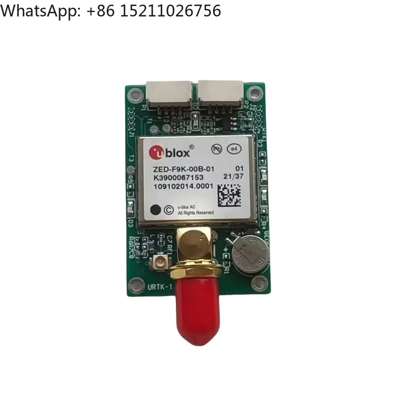 ZED-F9K-01A 184-Channel GNSS Module Development Board RTK NMEA/UBX/RTCM3.3 Protocols RTK Convergence  10s 2.7-3.6V Supply