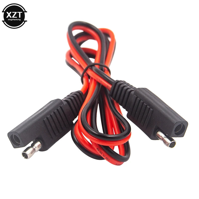 1M/2M 10A Male to Female SAE to SAE Extension Cable Quick Disconnect Wire Harness SAE Connector Pure Copper 0.75 Square