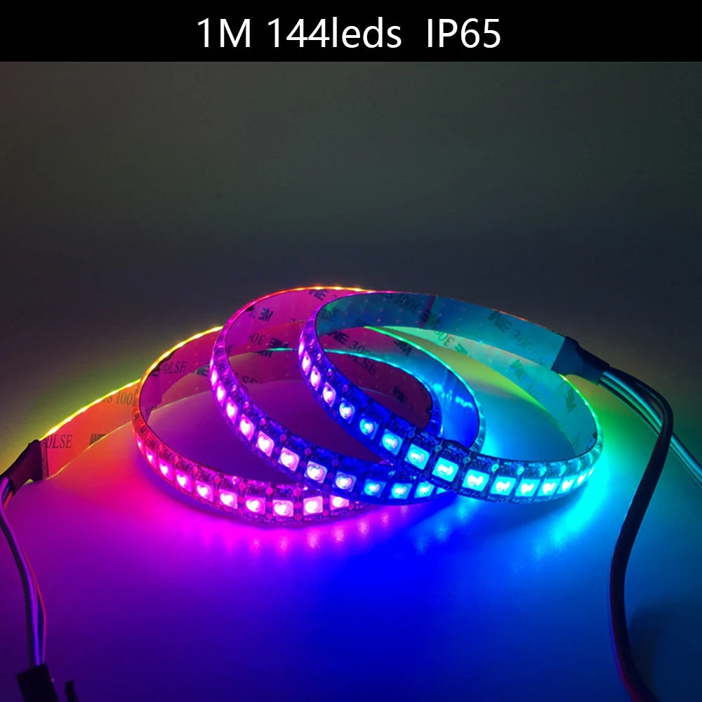 SK6812 4 in 1 RGBW Led Strip Light Similar WS2812B Individual Addressable RGBWW Led Lights 30 60 144Leds/m IP30 65 67 DC5V