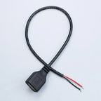 JCD 30cm/1M Power Supply Cable USB 2.0 A Female Male 2/4 Pin Wire Jack Charger Charging Cord Extension Connector DIY 5V Line