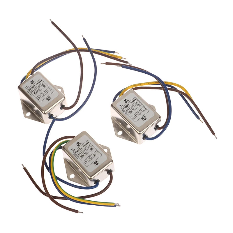 CW1B-3A/6A /10A-L(040)Anti-interference AC 220V Power Supply Filter EMI Line Audio Purifier CW1B-10A-L
