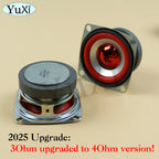 1Pc 5W 4Ohm Full-frequency Speaker Square Bluetooth Audio Radio External Magnetic Loudspeaker 3W 4Ohm 53MM