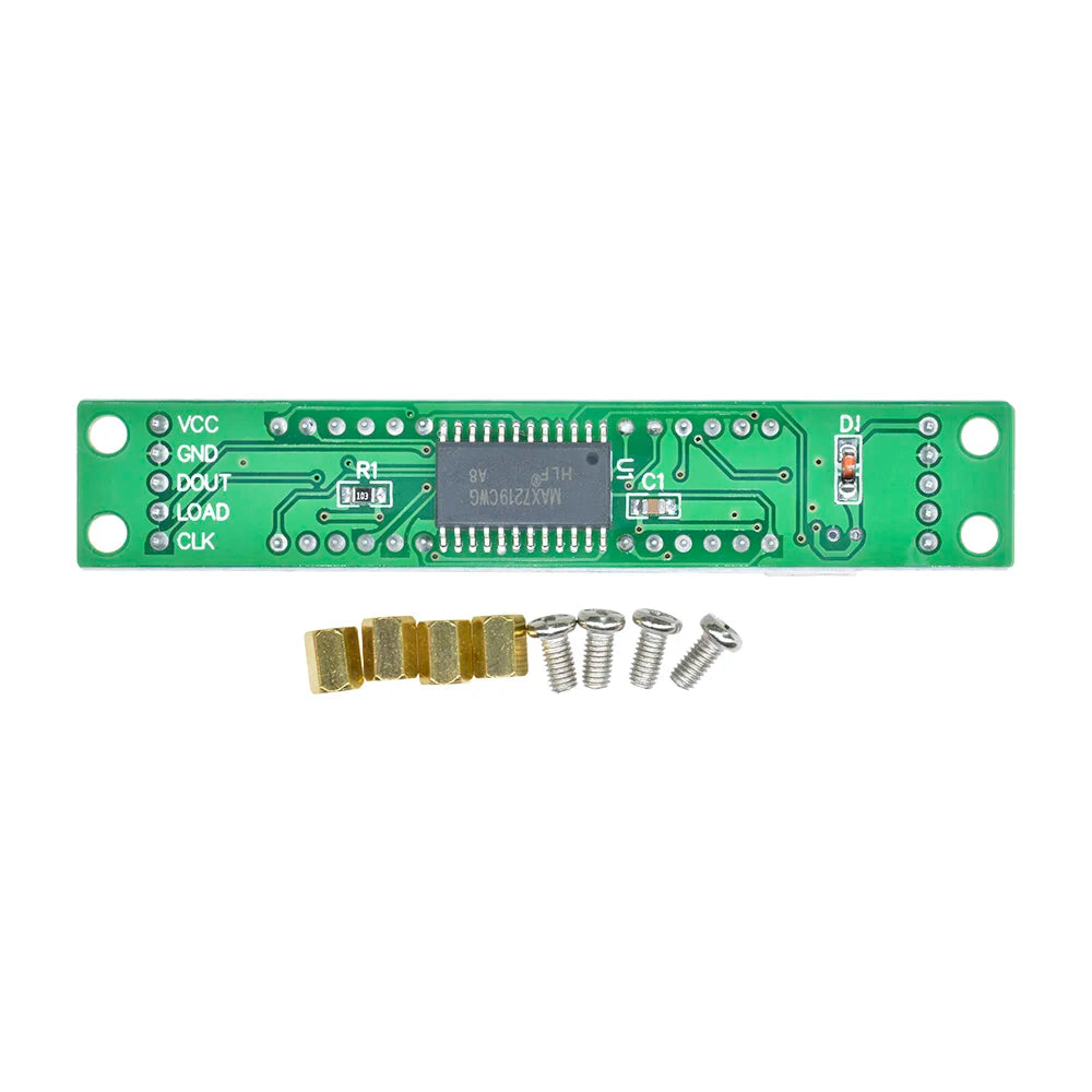 8 Digit Bit MAX7219 Digital Tube Display Module Board 7 Segment Digital LED Display 5V/3.3V Controller for Arduino 51/AVR/STM32
