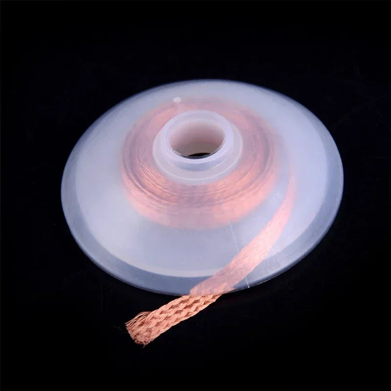 1.5M Length Welding Wires Desoldering Mesh Braid Tape Copper Welding Point Solder Remover Wire Repair Tool for Soldering