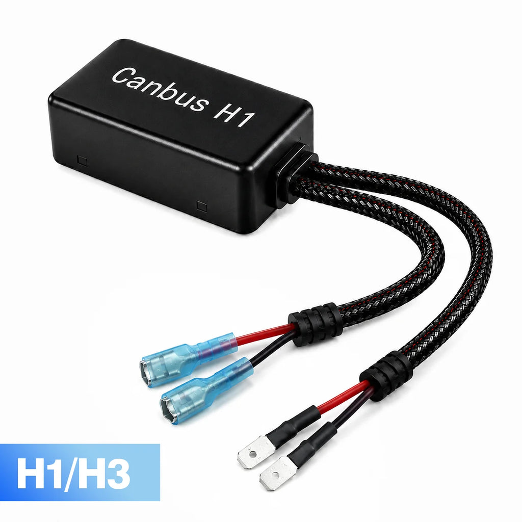 H7 Canbus Decoder, H11 9005 9006 Resistor Decoders Error Free LED Warning Canceller Resistor Adapter,H4 LED Light Canbus Decoder
