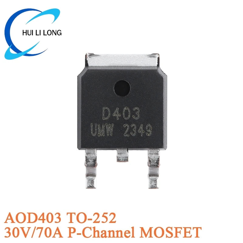 10PCS 100N03A 30N06 40N06 50N06 15N10 TO-252 30V/90A N-channel MOSFET Chip IRFR5305TR AOD4185 AOD403 20N06 12N10 IRLR8726TR
