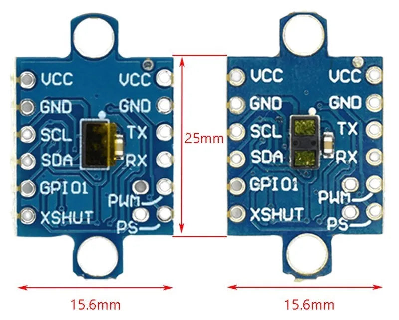 VL53L1X VL53L0X ToF Laser Distance Sensor Module GY-53, 2cm-2m Ranging With I2C Interface For Arduino Robot