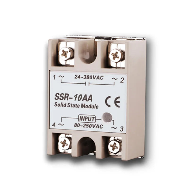 Relay Solid State Ssr Rele 220V Module Modulo Voltage Smart 24V Relè Switch Contactor Reley Heatsink 40 10A 40A Din 25A Ssd 40Aa