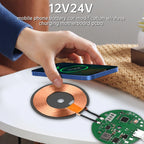Type-C High Power Fast Charging Module DC 5V 9V 12V 20W Wireless Charger Transmitter Circuit Coil Charger Board