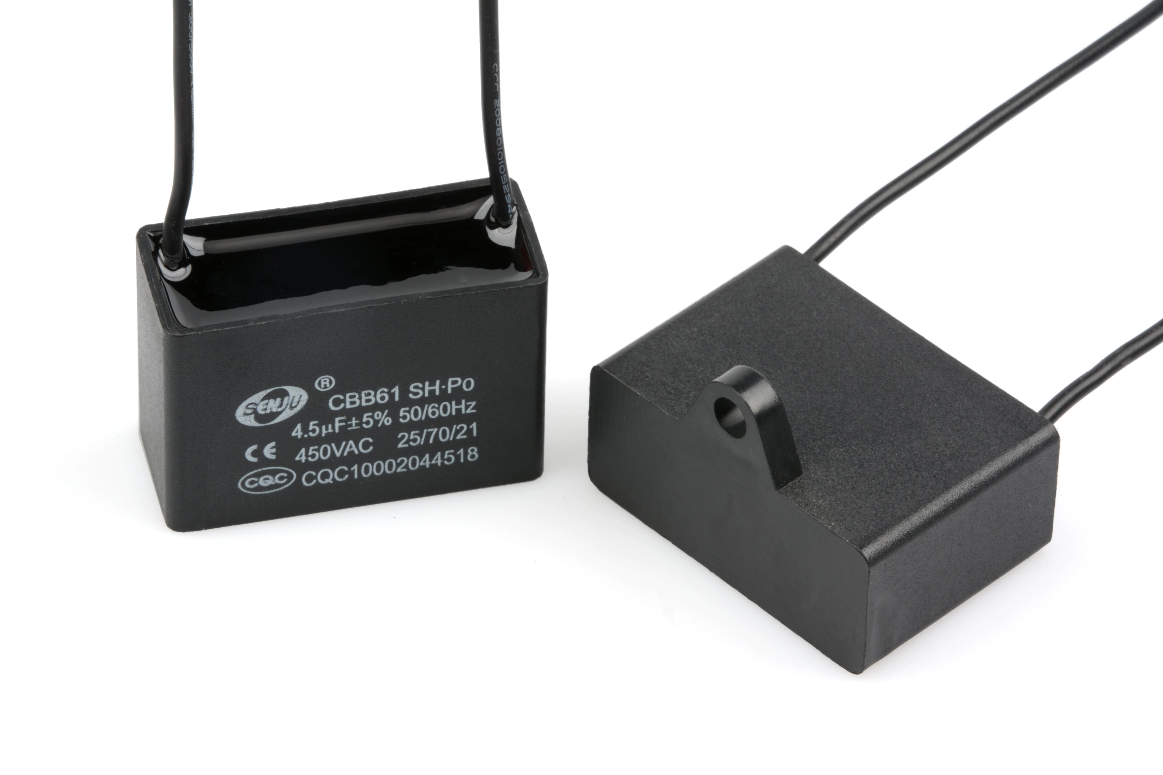 CBB61 Motor Start Capacitor 450V AC Fan Condenser1/1.2/1.5/1.8/2/2.5/3/4/5/6/8/10UF