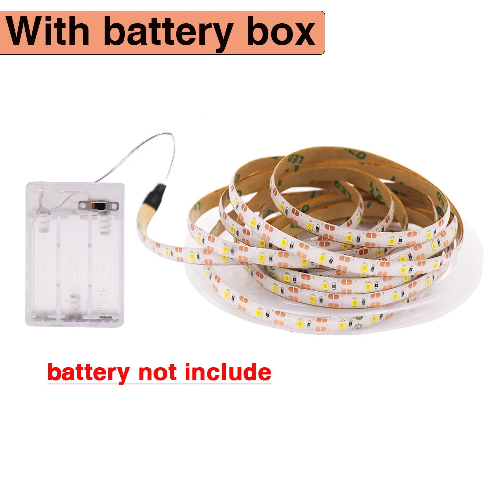 5V USB Led Strip Light SMD 2835 50CM 1M 2M 4M 5M White/Warm White/Red/Blue/Green IP21 Flexible Lighting Ribbon Tape Backlight