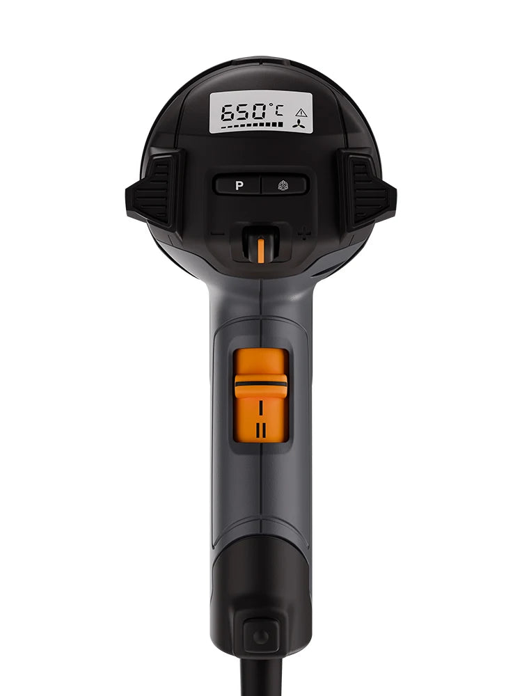STEINEL 2300 W Electronic Heat Gun with LCD Display Screen (80 - 650 °C) Temperature Adjustable ECO Mode NO. HM 2320 E