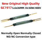 5PCS COMUS GC1917 High Power Reed Contact Switch 1A 60W 400V Normally Open Normally Closed NO NC Changeover Magnetic Sensor 36MM