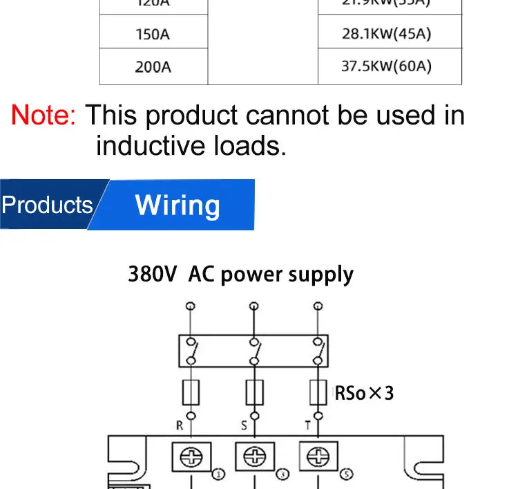 LCTC Voltage Regulator Module 380V Three Phase Solid State Relay 25A 40A 60A 100A 150A 200A SSR Fully Isolated Intelligent AC