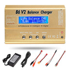 HTRC IMAX B6 V2 Balance Charger  80W Professional Digital Discharger For LiHV LiIon LiFe NiCd NiMH PB Battery RC LiPo Charger