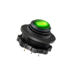 12V Toggle Switch Waterproof LED Lighted Round Rocker Switch Panel SPST 3 Pin Marine On Off Switch for Car Boat RV Truck