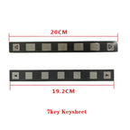 A86L-0001-0298 A98L-0005-0252 A86L-0001-0301 A98L-0005-0255  Fanuc 7/9/12key Button Keysheet