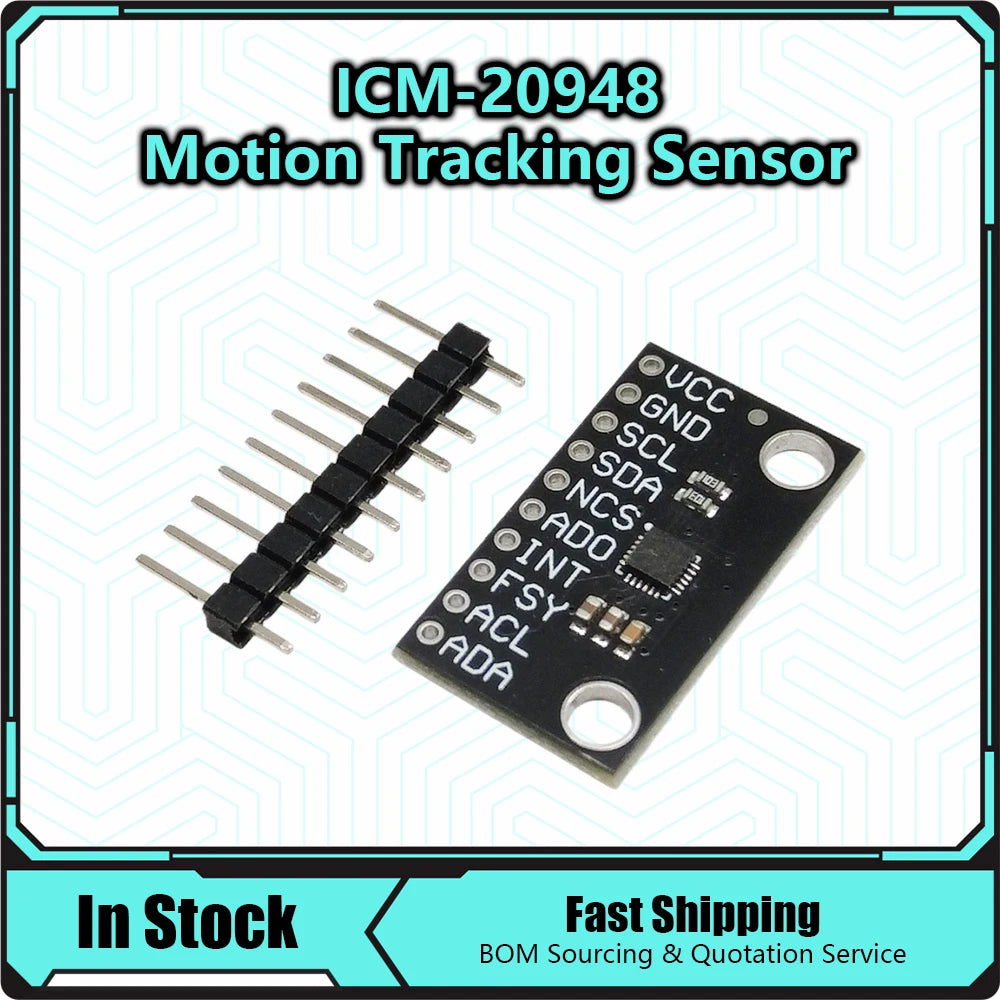 ICM-20948 CJMCU-20948 Sensor Module 9 Axis MEMS Motion Tracking Device Sensor Low Power Integrated Circuits ICM20948