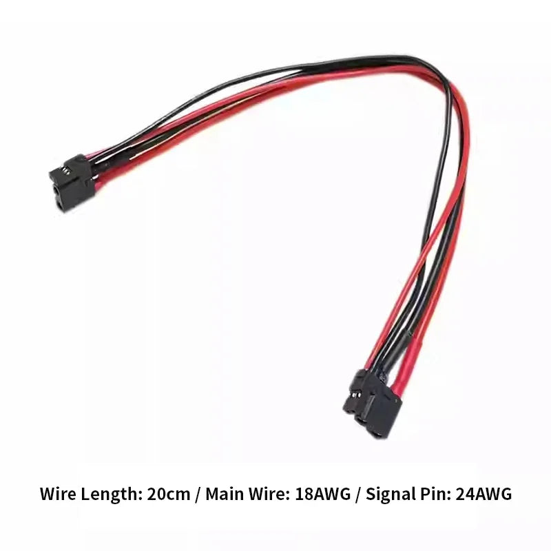 XT30 (2+2) Male to Female AMS Plug XT30 (2+2)-F Connector Extension Line for Xiaomi Servo Motor Micro Motor Connection Cable