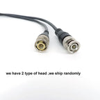 BNC Male to Male Female Adapter Dual Head Cable Video Connector Extension Pigtail Wire For CCTV Camera Accessories 0.5m-3meters