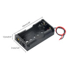 1X 2X 3X 4X AA Power Battery Storage Case Holder Socket DIY UM3 1.5V Dual AA LR6 Container Wt Lead Cables Switch Cover Optional