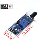 GREATZT 1/5PCS IR Infrared Obstacle Avoidance Sensor Module 3-Pin Reflective Photoelectric for Arduino Smart Car Robot