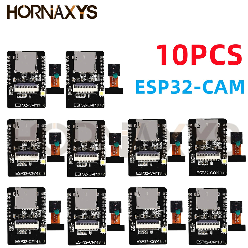 1-10PCS/ESP32-CAM ESP32-CAM-MB MICRO USB  Serial to WiFi ESP32 CAM Development Board CH340 CH340G 5V Bluetooth+OV2640 Camera New