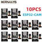 1-10PCS/ESP32-CAM ESP32-CAM-MB MICRO USB  Serial to WiFi ESP32 CAM Development Board CH340 CH340G 5V Bluetooth+OV2640 Camera New