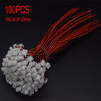 100PCS Mini Micro JST XH2.54 2.0 PH Male Female Connector 2/3/4/5/6/7/8/9/10-Pin Plug With terminal Wires Cables Socket 20/10CM