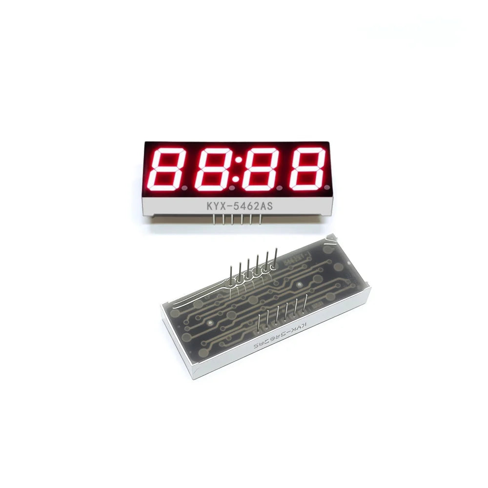 10PCS 0.56-inch 4-digit clock digital tube 50mmX19mm digital display "8" height 14.2mm seven-segment digital tube5462series5465