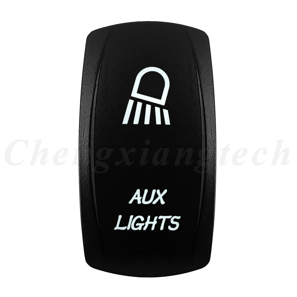 Marine 12V 24V White Led On Off Rocker Switch 5Pin SPST Momentary Switch DPDT ON OFF ON 3-Way for Car Boat Carling 4X4 Narva