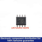 LM75AIMX/NOPB   LM75 AIM  SOIC-8 Universal Temperature Sensor Chip  100% New & Original