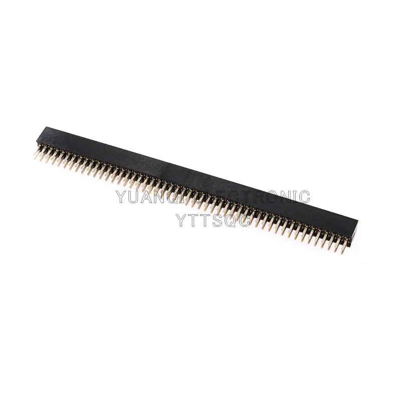 1.27mm 1.27 Double Row Female 2~50P Breakaway PCB Board Pin Header Socket Connector Pinheader 2*3p 2*10p 2*6 2*20 2*12 2*25