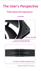 Thermalright TL-C12C PC Cooling Fan 120mm 5V 3PIN ARGB Computer Case Fan 4pin PWM 1550RPM Adjustable Speed 12cm CPU Cooler Fan