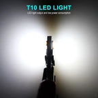 10/20x Car LED Bulb T10 W5W LED Signal Light Canbus 12V 6000K Auto Claerance Wedge Side Reverse Lamps 2835 2SMD White No Error
