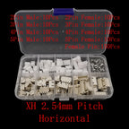 1Box PH2.0 / XH2.54 2/3/4/5 Pin Terminals Kit Male Female Plug Housing Header JST Wire Connector PH 2.0mm XH 2.54mm Pitch