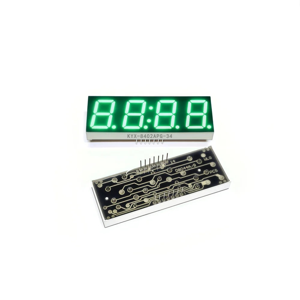 10PCS 0.8 inch 4-digit clock digital tube 71.5mmX26mm digital display "8" height 20.3mm 7-segment digital tube 8402 series 14PIN
